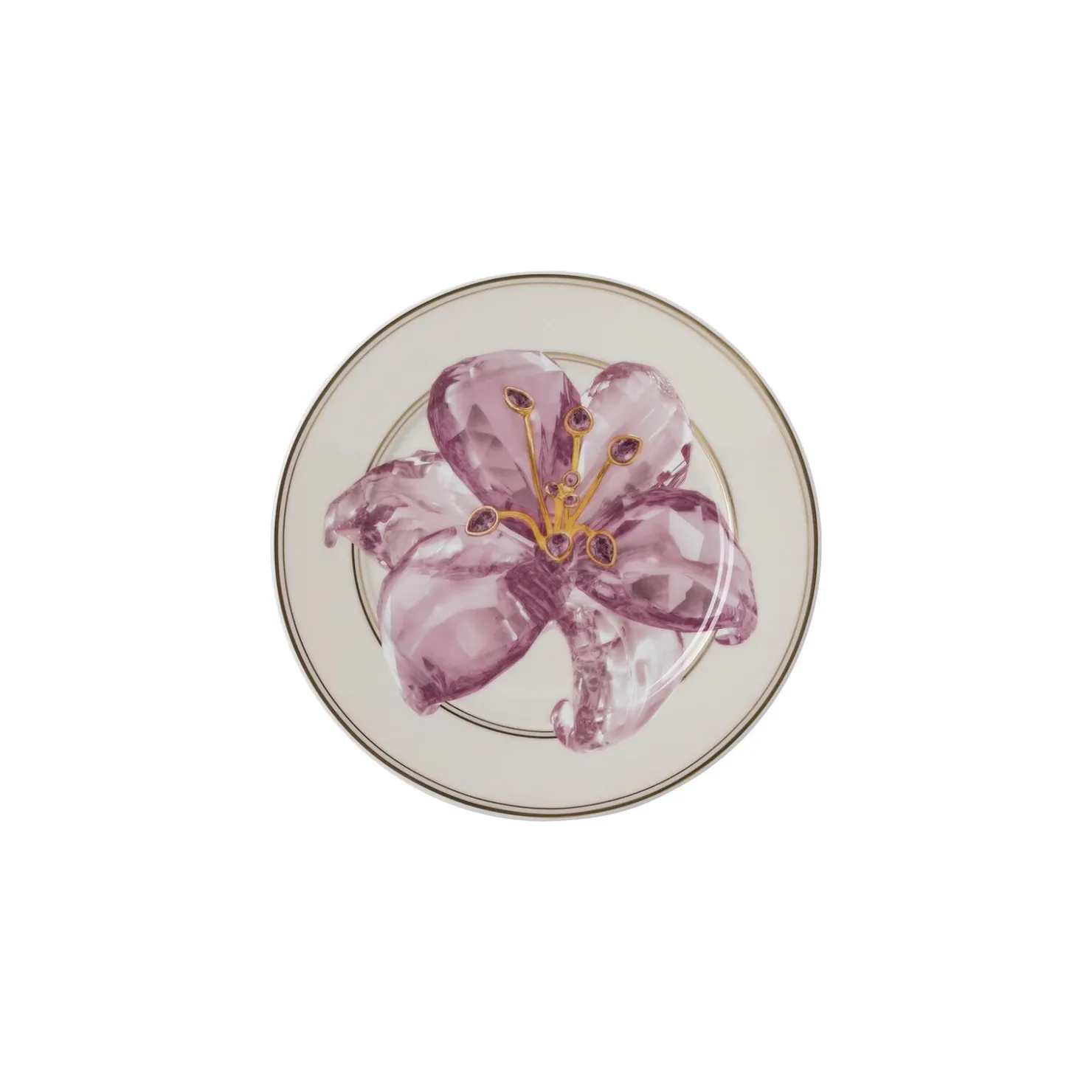 Swarovski x Rosenthal Flache Teller|Kuchen- & Dessertteller|Brotteller 18 cm