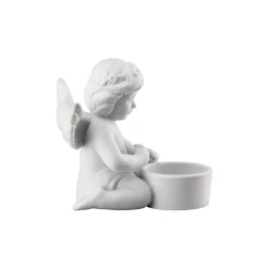 Rosenthal Kerzenständer & Teelichthalter|Engelfiguren|Engel mit Blumenkranz