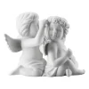 Rosenthal Engelfiguren|Engelpaar mit Blumenkranz