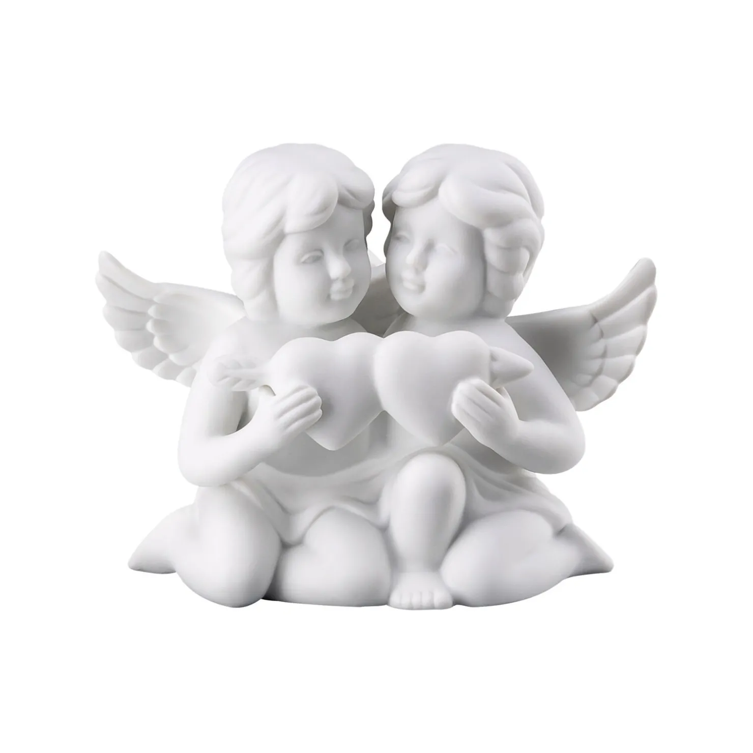 Rosenthal Engelfiguren|Engelpaar mit Herz