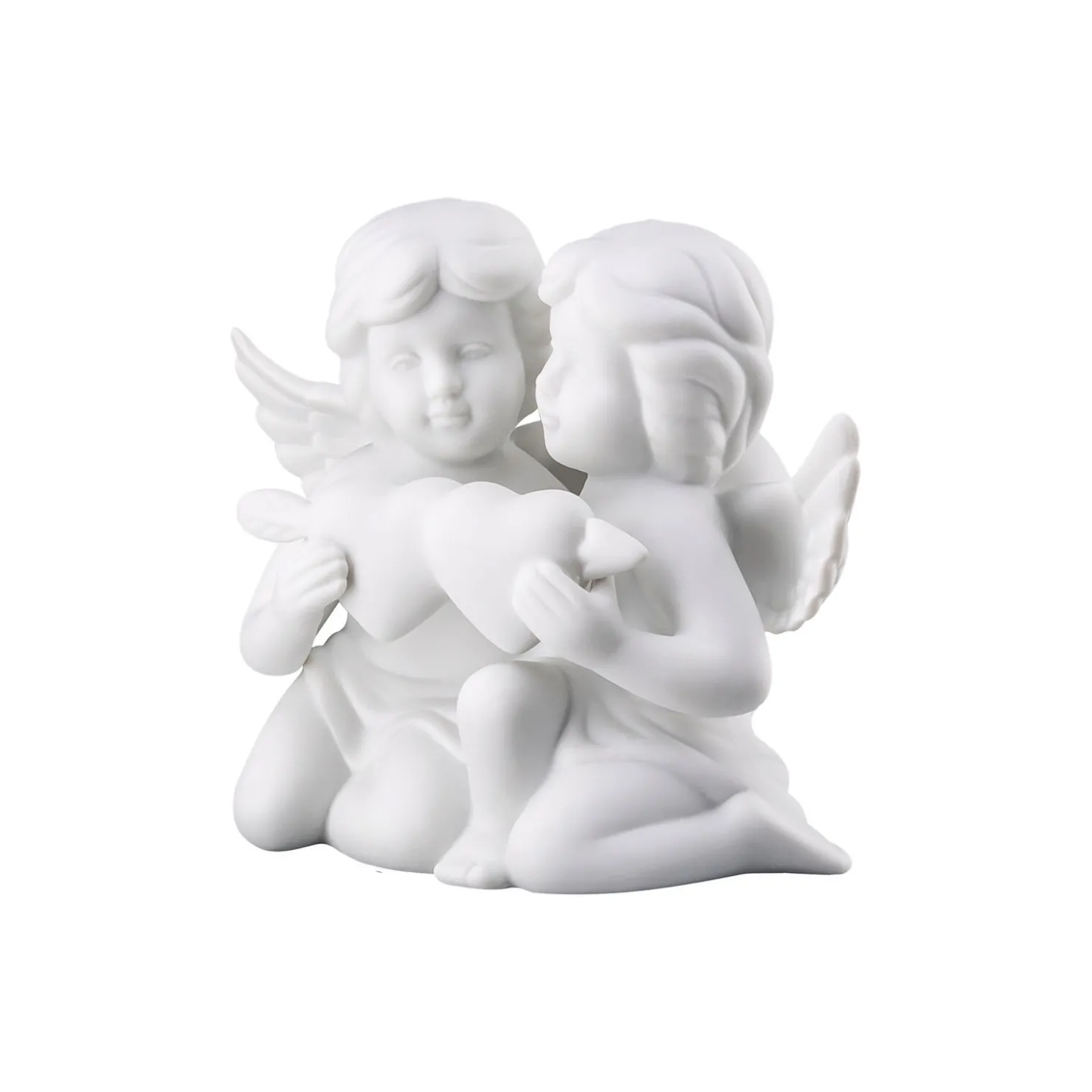 Rosenthal Engelfiguren|Engelpaar mit Herz