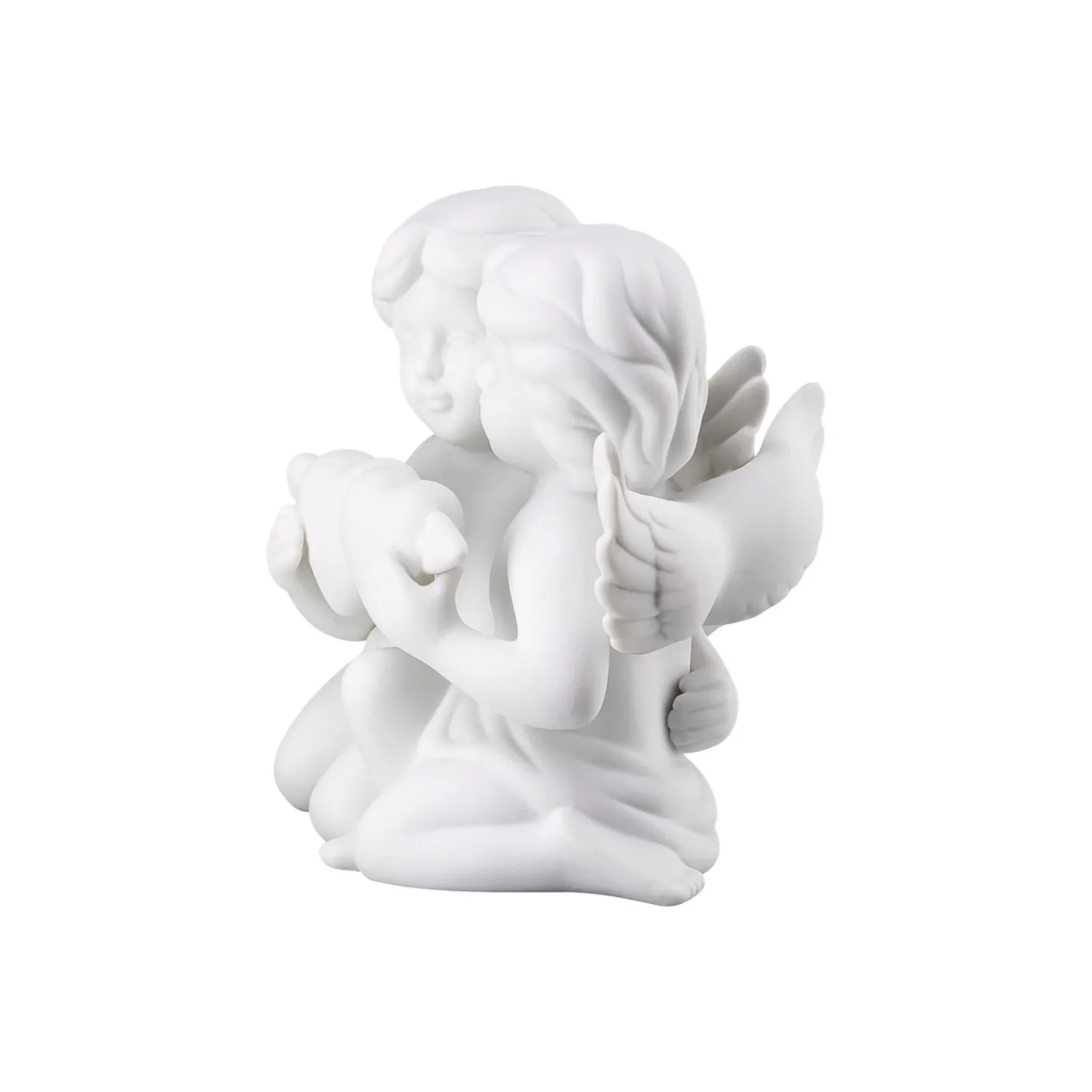 Rosenthal Engelfiguren|Engelpaar mit Herz