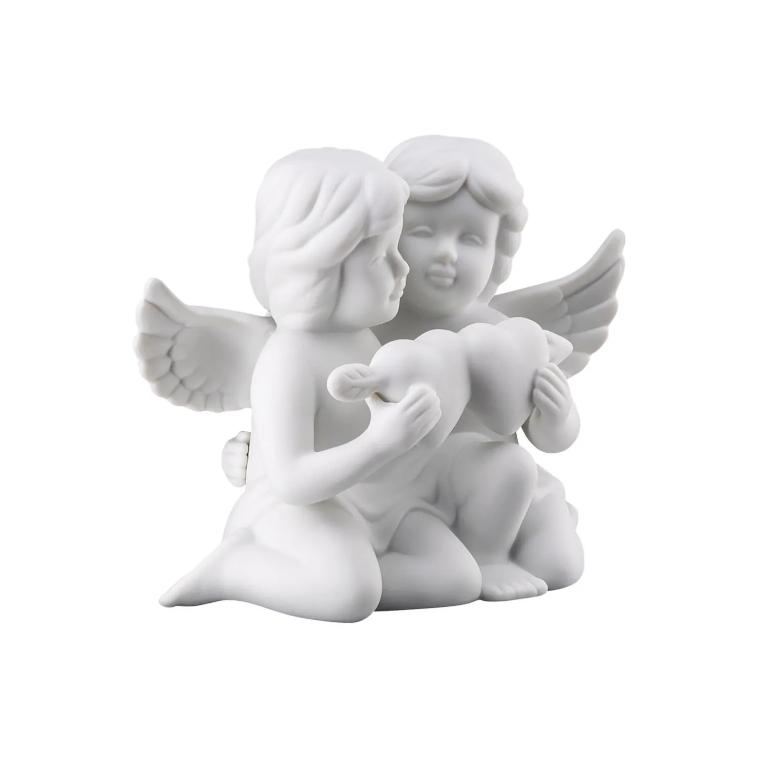 Rosenthal Engelfiguren|Engelpaar mit Herz