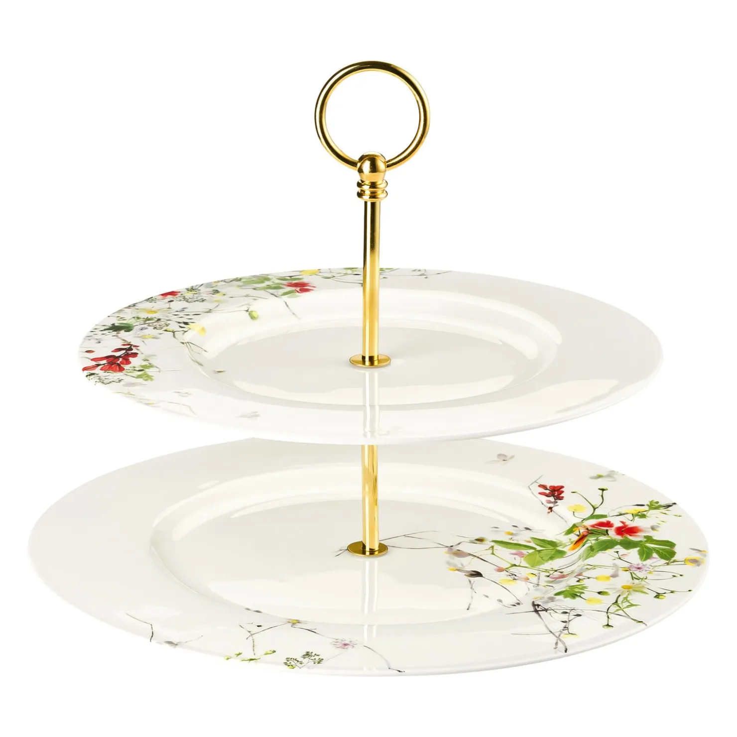 Rosenthal Etagèren|Etagere 2-tlg. mit Fahnentellern