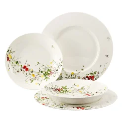 Rosenthal Tellersets|Geschirrsets Für 2 Personen|Set 4-tlg. mit Fahnen- und Couptellern