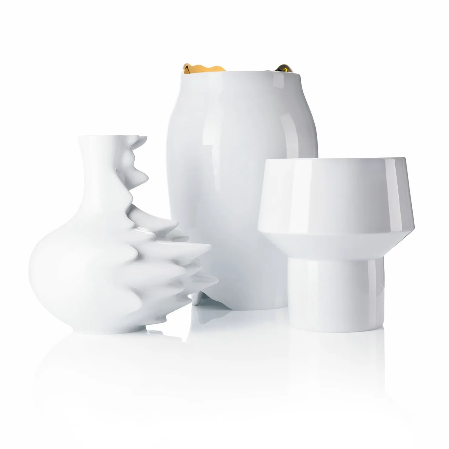 Rosenthal Weiße Vasen|Vase 22 cm