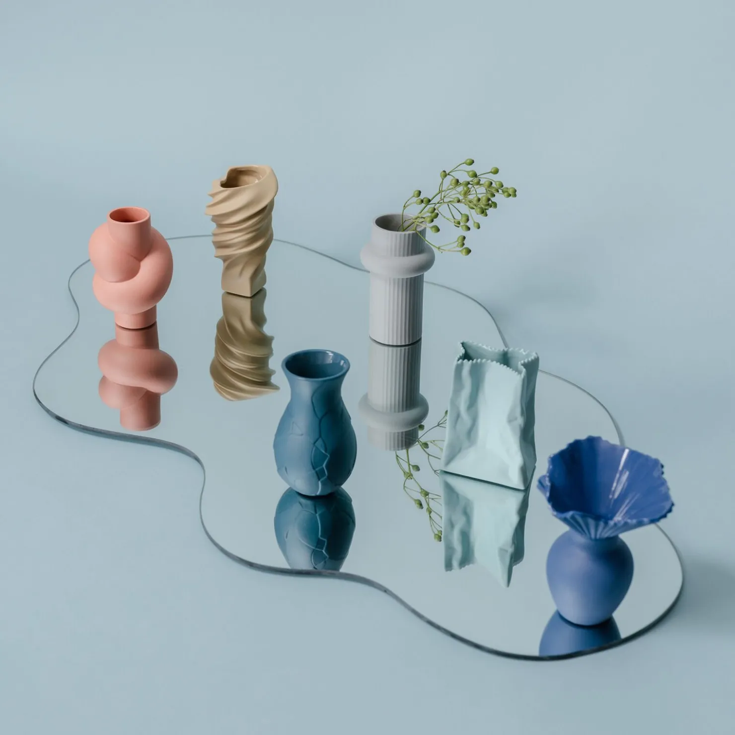 Rosenthal Miniaturvasen|Porzellanvasen|Vase 10 cm