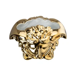 Versace Vasen Gold|Porzellanvasen|Vase 21 cm