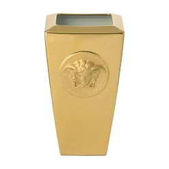 Versace Vasen Gold|Porzellanvasen|Vase 24 cm