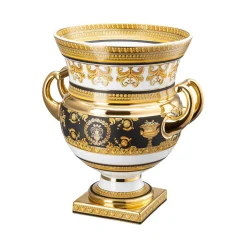 Versace Große Vasen|Vasen Gold|Vase auf Fuß 33 cm