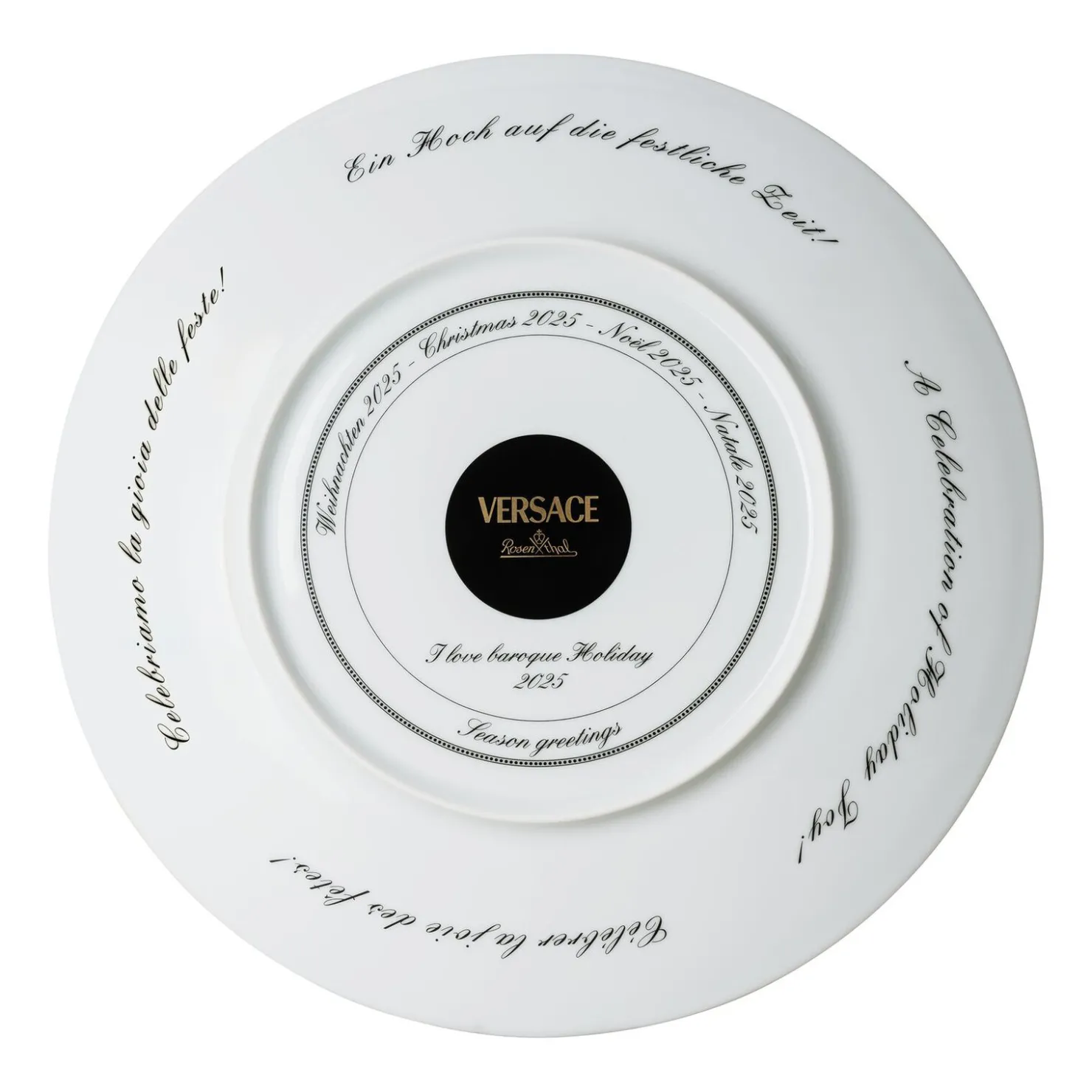 Versace Flache Teller|Platzteller|Weihnachtsteller